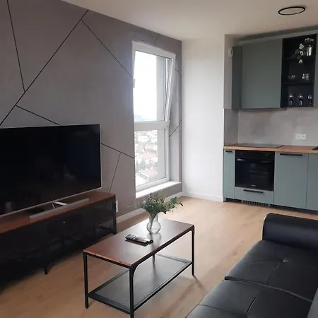 New Krakowska - Przestronny, Z Widokiem, Czysto, Parking, Balkon Apartament *