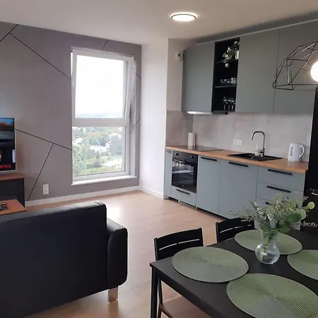 New Krakowska - Przestronny, Z Widokiem, Czysto, Parking, Balkon