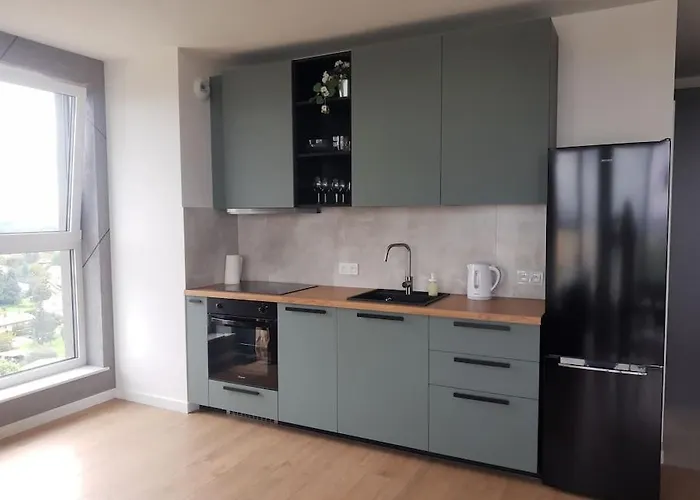 Lägenhet New Krakowska - Przestronny, Z Widokiem, Czysto, Parking, Balkon *